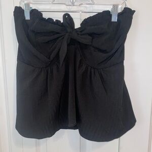 Strapless Black Top